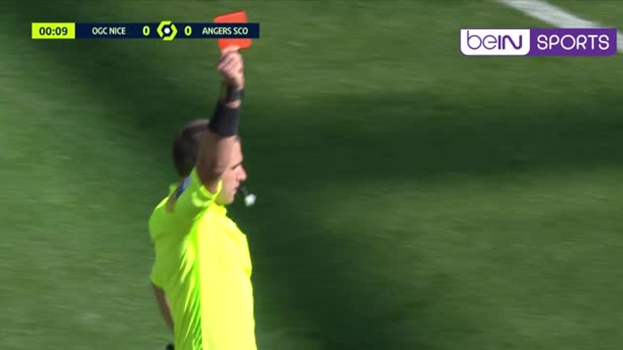 Todibo sent off after nine seconds for Nice