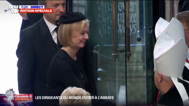 Funérailles d'Elizabeth II: Liz Truss, la Première ministre britannique en exercice, est arrivée à Westminster