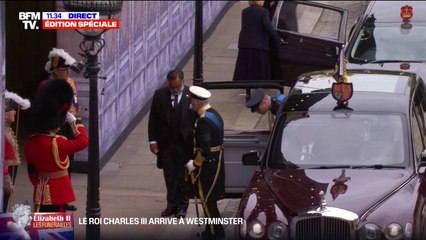 Download Video: Funérailles d'Elisabeth II: le roi Charles III et son fils William rejoignent l'abbaye de Westminster