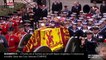 Obsèques de la Reine: Les images du cercueil de la reine Elizabeth II qui a quitté Westminster Hall tiré par 142 marins avant d’arriver à l’abbaye de Westminster - VIDEO