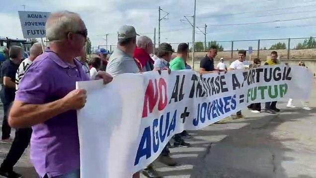 Protesta por el trasvase a Portugal