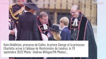 Obsèques d'Elizabeth II : Kate Middleton toute en dignité au côté de ses enfants, Charlotte et George