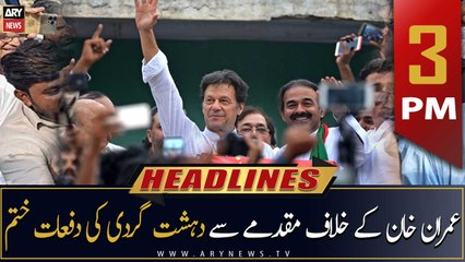 ARY News | Prime Time Headlines | 3 PM | 19th September 2022