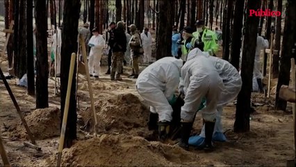 Télécharger la video: 440 tumbas en Izium: continúan las exhumaciones de los cuerpos de la fosa común