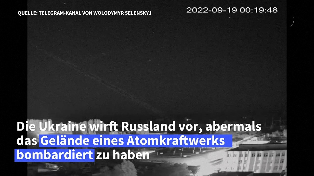 Kiew: Russland bombardiert Gelände von Akw Piwdennoukrainsk
