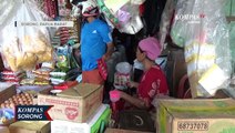 Relokasi Gagal Aktivitas Pedagang di Pasar Boswesen Masih Normal