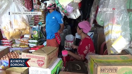 Relokasi Gagal Aktivitas Pedagang di Pasar Boswesen Masih Normal