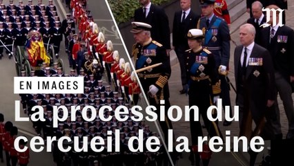 142 marins ont tiré le cercueil de la reine jusqu'à l'abbaye de Westminster