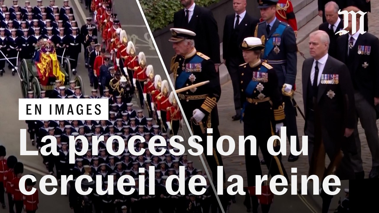 142 marins ont tiré le cercueil de la reine jusqu'à l'abbaye de Westminster