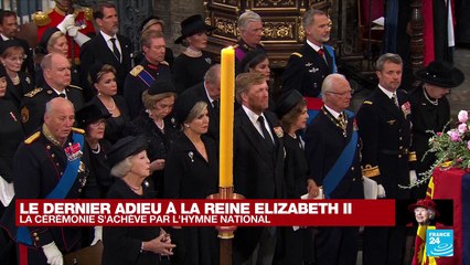 Funérailles d'Elizabeth II : la cérémonie s'achève par l'hymne national "God Save the King"