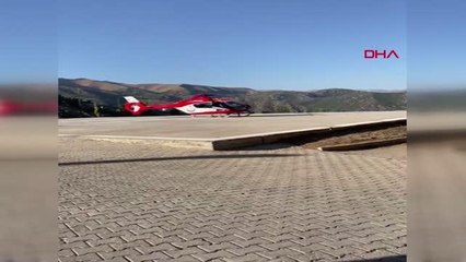 Son dakika haberleri | BULDUĞU CİSİM ELİNDE PATLAYAN ÇOBAN, AMBULANS HELİKOPTERLE SEVK EDİLDİ