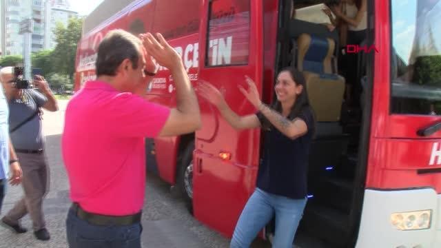 Son dakika haberleri! SPOR Çukurova'nın sultanlarından başarı sözü: Türk kadını için savaşacağız