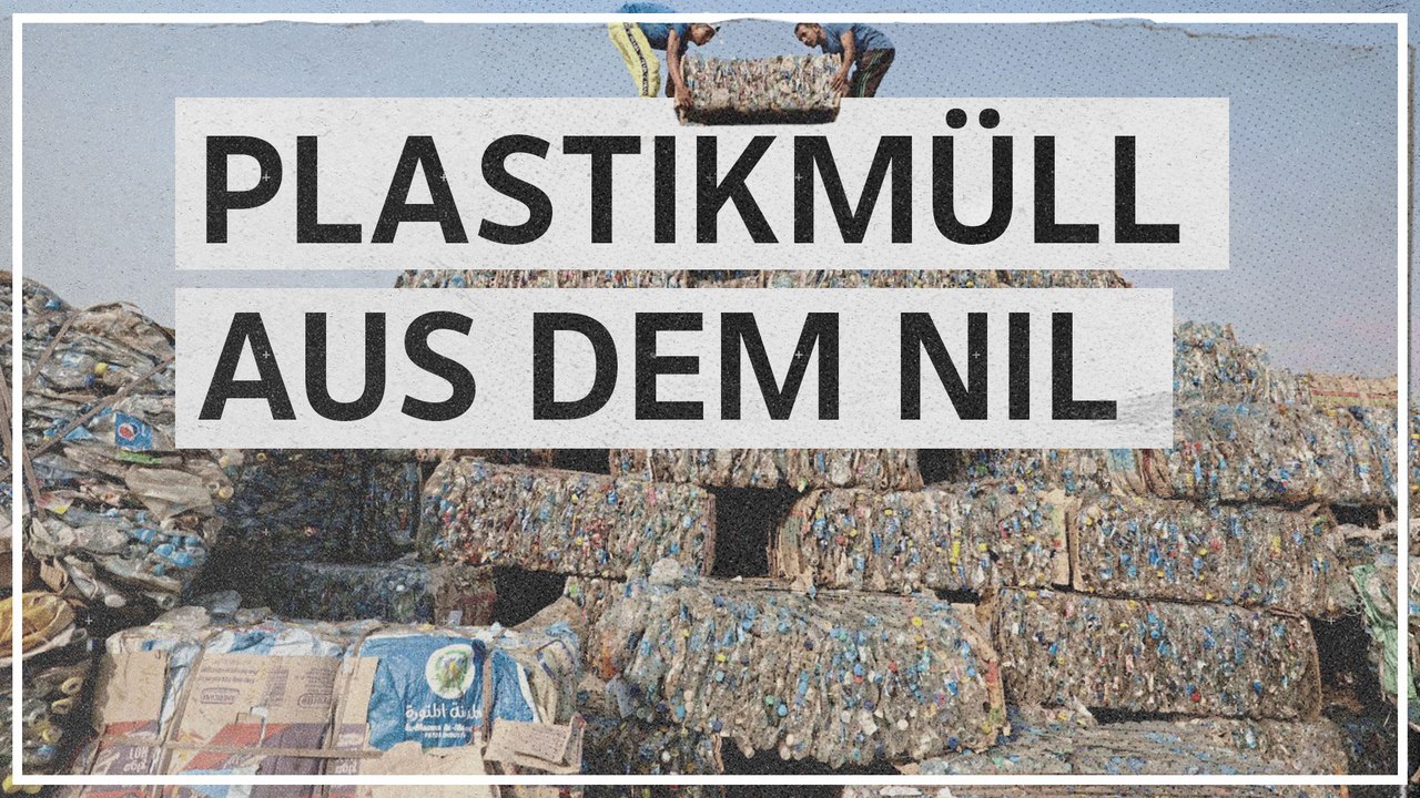 Müllhalde Nil: Umweltschützer errichten Pyramide aus Plastikabfällen