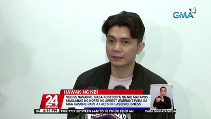 Download Video: Vhong Navarro, nasa kustodiya ng NBI matapos maglabas ng korte ng arrest warrant para sa mga kasong rape at acts of lasciviousness | 24 Oras