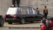 Le cercueil de la reine en route pour le château de Windsor