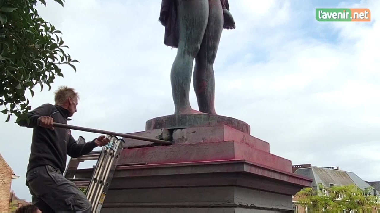 La statue "La Naïade", à Tournai, a besoin de travaux de restauration