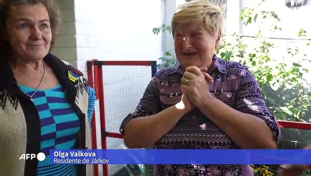 Lágrimas de alivio tras reencuentro de familias ucranianas separadas por la guerra