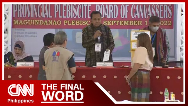 Comelec announces split of Maguindanao into two provinces