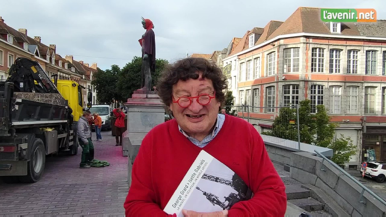 La statue "La Naïade", à Tournai, a besoin de travaux de restauration: les explications de Jacky Legge