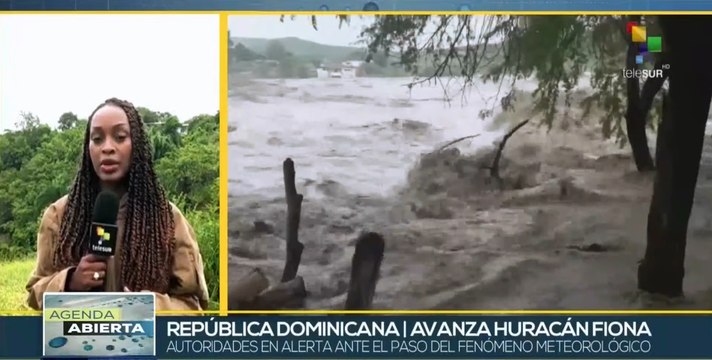 República Dominicana percibe los efectos del huracán Fiona