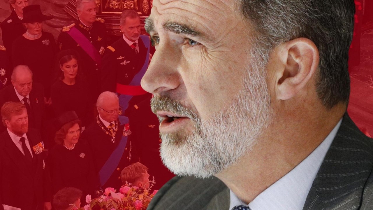 Felipe VI se salta las normas de Letizia en el funeral de Isabel II