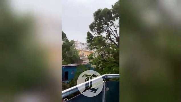 Fiona impactando a República Dominicana por La Altagracia; se desplaza más lento y con vientos de 140 kph