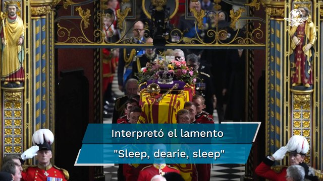 Un lamento interpretado por el gaitero real cierra el funeral por Isabel II