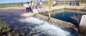 El agua del trasvase Tajo-Segura llega a Las Tablas de Daimiel desde la Tubería Manchega