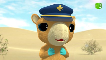 جمل في عرض الصحراء يطلب المساعدة