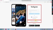 How to Sign in and Sign up Instagram account in PC and Laptop  Instagram Sign up  Instagram Log in