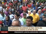 Pueblo apureño rememoró última visita del Comandante Eterno Hugo Chávez a San Fernando en 2012