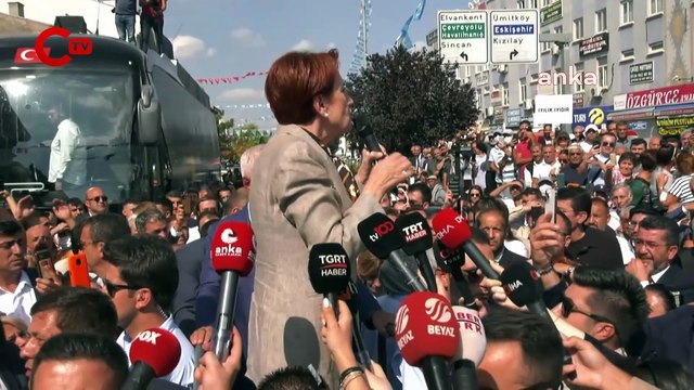 İYİ Parti Genel Başkanı Meral Akşener: 'Bizi Kürtlerle düşman edemeyecekler'