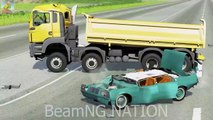 Cars vs Giant Bulge  #1 – BeamNG.Drive