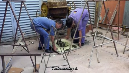 Ecobloques realizados con residuos