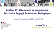 Atelier "Découvrir le programme Territoire Engagé Transition Ecologique "|CGDD