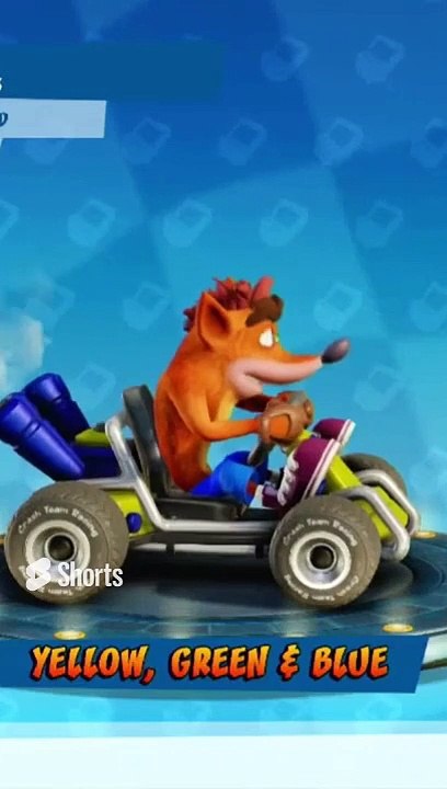 Yellow, Green & Blue Paint Job Showcase - Crash Team Racing Nitro-Fueled