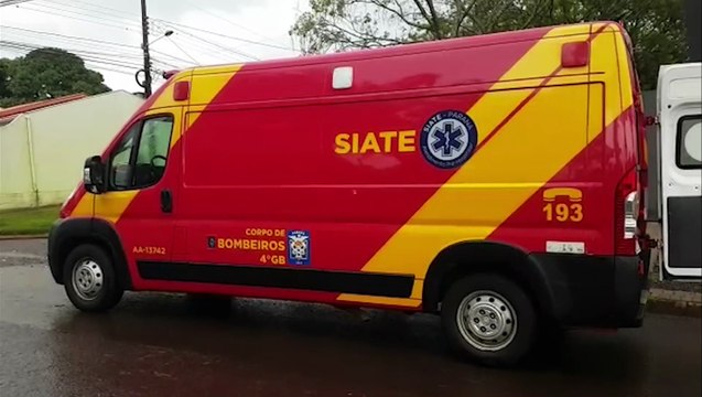 Motociclista sofre fratura na perna após colisão de trânsito no Bairro Canadá