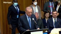 Cumhurbaşkanı Erdoğan, BM Vesayet Konseyi'ndeki 'Eğitimin Dönüştürülmesi Zirvesi'nde açıklama yaptı