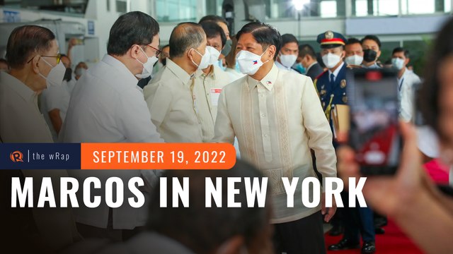 Marcos arrives in New York for UNGA address, working visit
