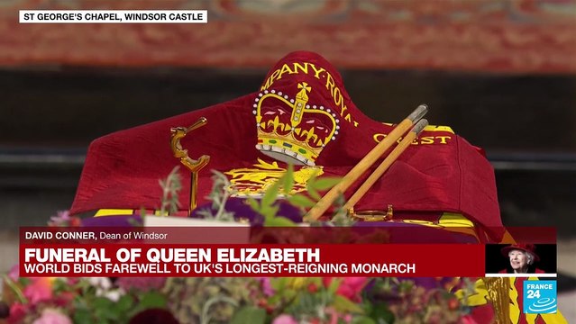 Queen Elizabeth II's coffin lowered into Royal Vault