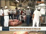 Activan producción de avena con capacidad de 150 toneladas al mes en la planta Monaca en Carabobo