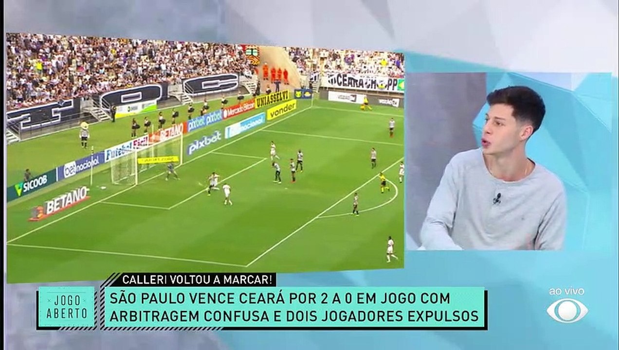 Debate Jogo Aberto: Sgarbi tem pesadelo com o São Paulo, mas diz que Tricolor e Série B não combinam 19/09/2022 13:45:01