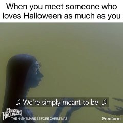 When you meet someone who loves Halloween as much as you