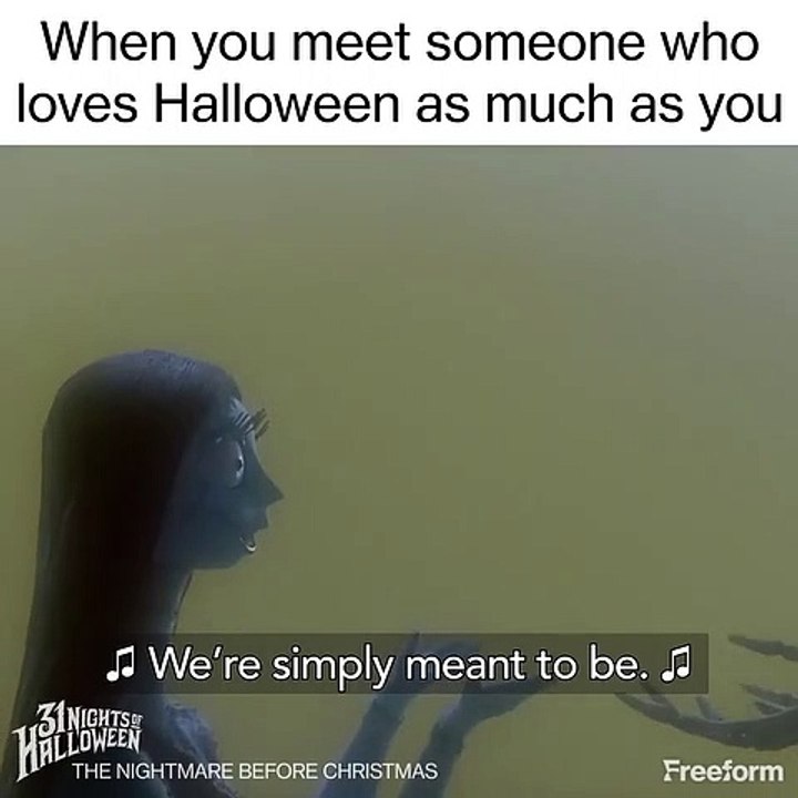 When you meet someone who loves Halloween as much as you