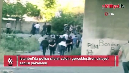 Polise silahlı saldırı gerçekleştiren cinayet zanlısı yakalandı
