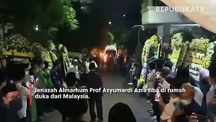 Jenazah Prof Azyumardi Azra Tiba di Rumah Duka