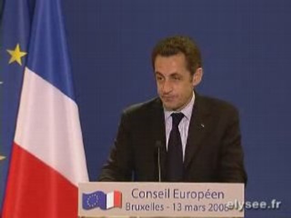Conseil Européen 13-03-08
