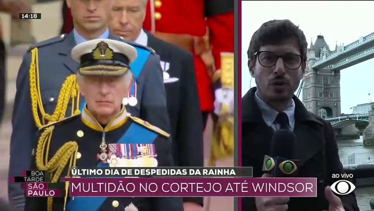 Família real se reúne em cerimônia restrita na despedida da rainha 19/09/2022 14:45:41