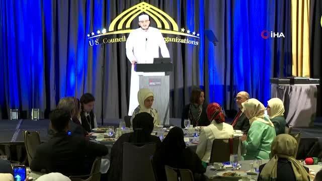 Emine Erdoğan'a ABD'de Uluslararası Müslüman Kadınlar Başarı ve Topluma Katkı Ödülü Emine Erdoğan: Türkiye'nin insani yardım tecrübesi, bir dış...