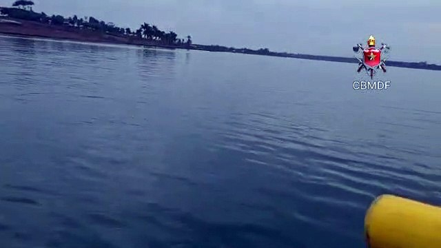 Bombeiros continuam buscas por desaparecido no Lago Paranoá nesta segunda-feira (19/9)